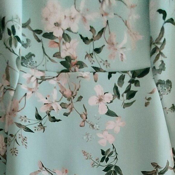 Calvin Klein Round Neck Sheath Dress Seafoam Green Sz 12 NEW w/Tags - Picture 4 of 14